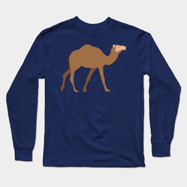 Camel Long Sleeve T-Shirt by evisionarts